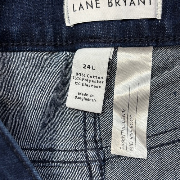 Lane Bryan Mid-Rise Essential Denim Jeans - size 24 LONG NWT - Picture 8 of 10